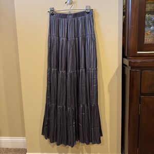 Women’s Philosophy Republic Tiered Pleated Maxi Skirt~Size X~Small